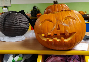 Kreatywna dynia zgłoszona do konkursu