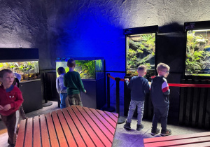 Dzieci zwiedzają Orientarium w ZOO