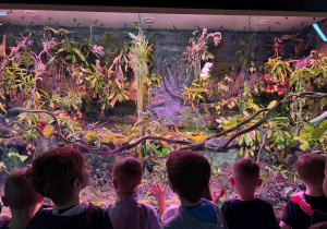 Dzieci zwiedzają Orientarium w ZOO
